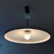 Erco vintage aluminum brushed scandinavian space age style suspension