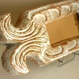 Fish mirror, glazed ceramic, signed Robert Meynard, Vallauris, 1950