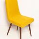 Mustard wool chair from the mid-century, Rajmund Halas, Europe, 1960s.