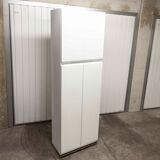 Bathroom cabinet in white metal 1960