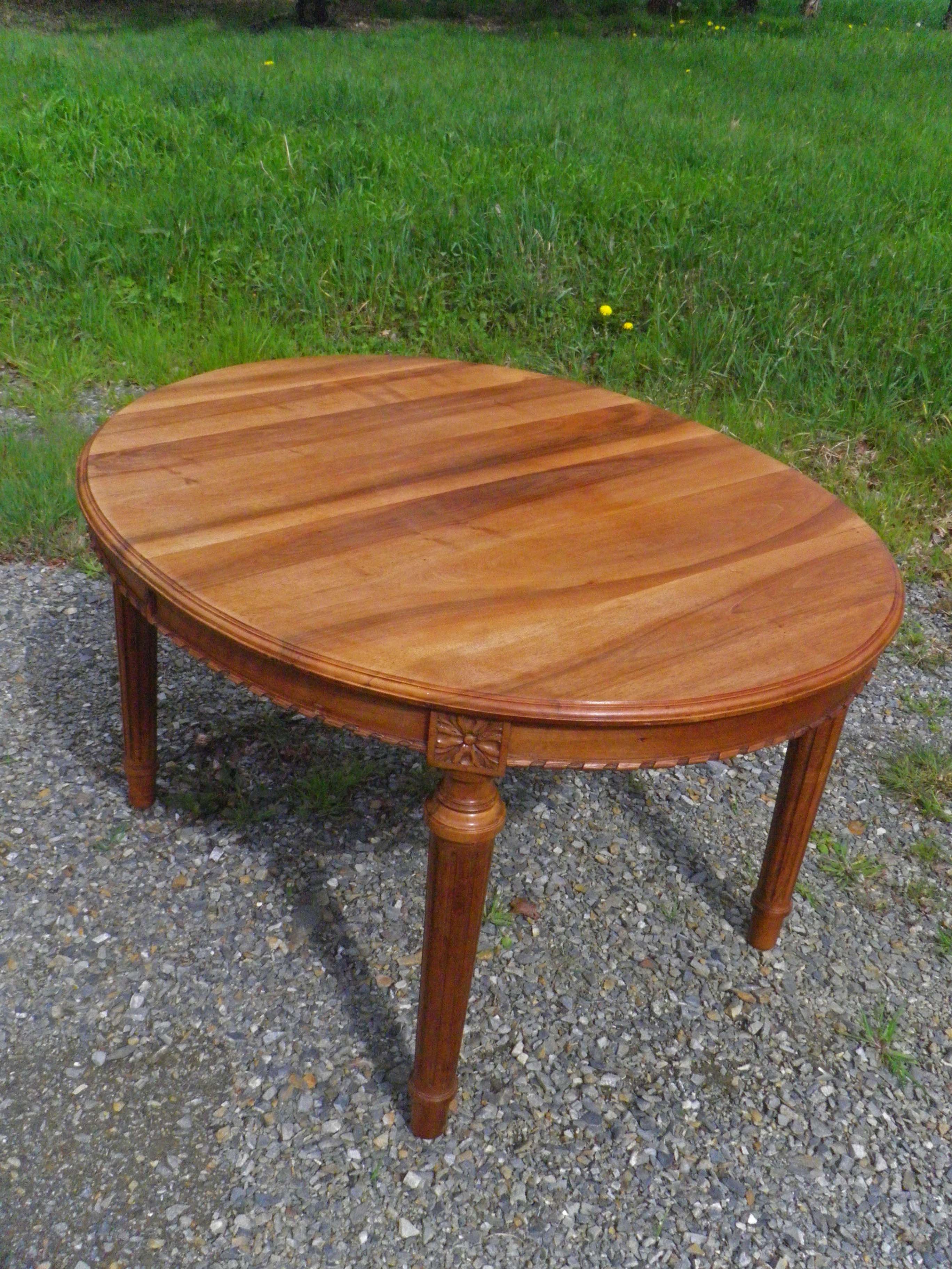 Louis XVI style oval table