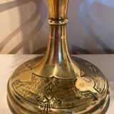 Parisian Lamp Art Nouveau Grapevines and Cabochons 1900 Belle Epoque