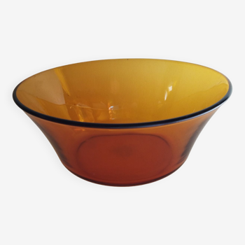 Duralex amber salad bowl