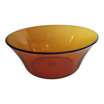 Duralex amber salad bowl