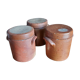 Lot de 3 pots en grès