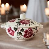 Antique soup tureen in Badonviller earthenware.