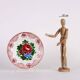 Antique majolica ceramic plate, France, 20th century