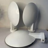 Pair of 80s metal wall lights