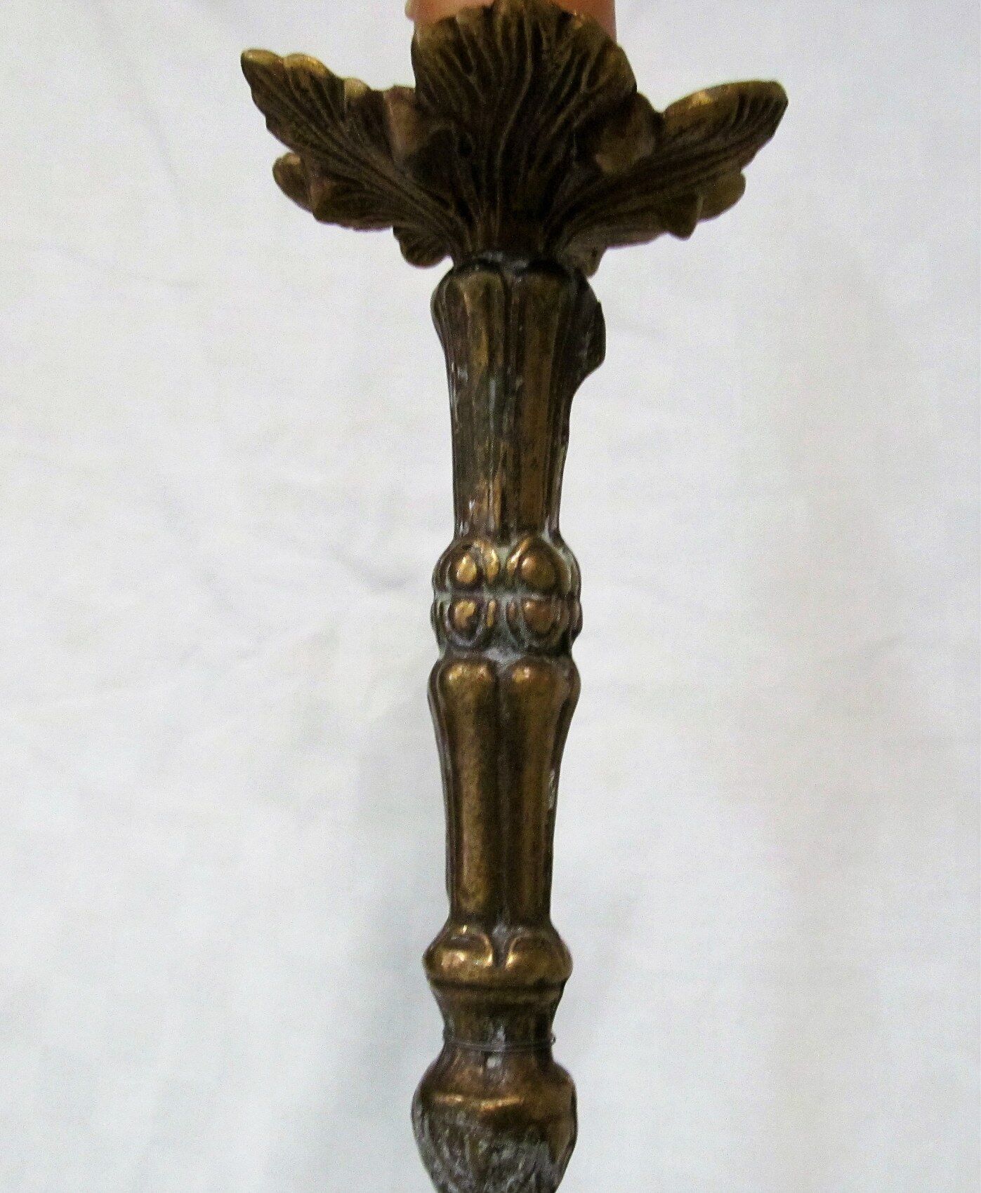 Paire de lampes en bronze