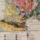 Old geological France map - 1930