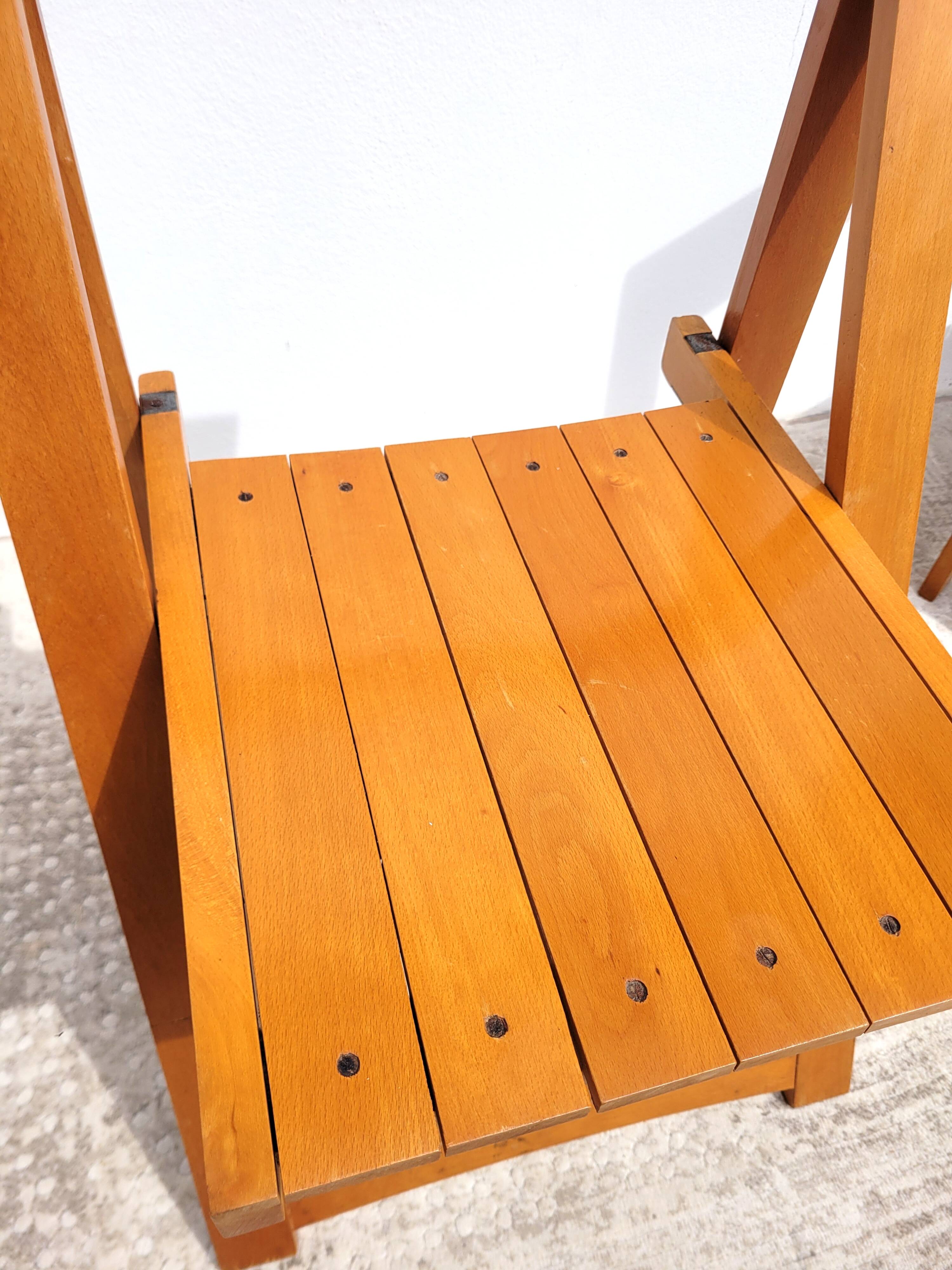 Aldo Jacober folding chairs 1960