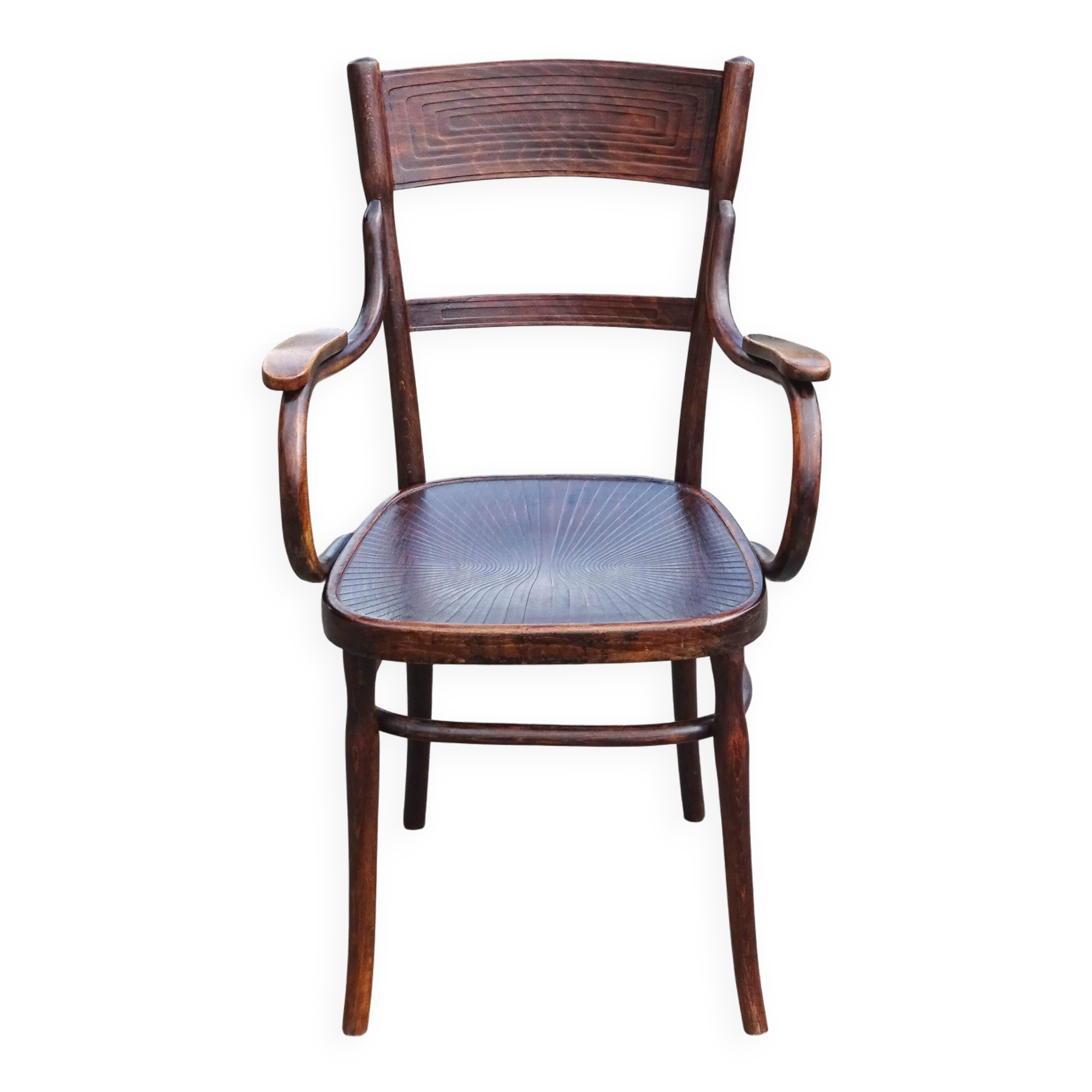 Kohn Armchair No. 247/F by KOHN, circa 1910, no Thonet.