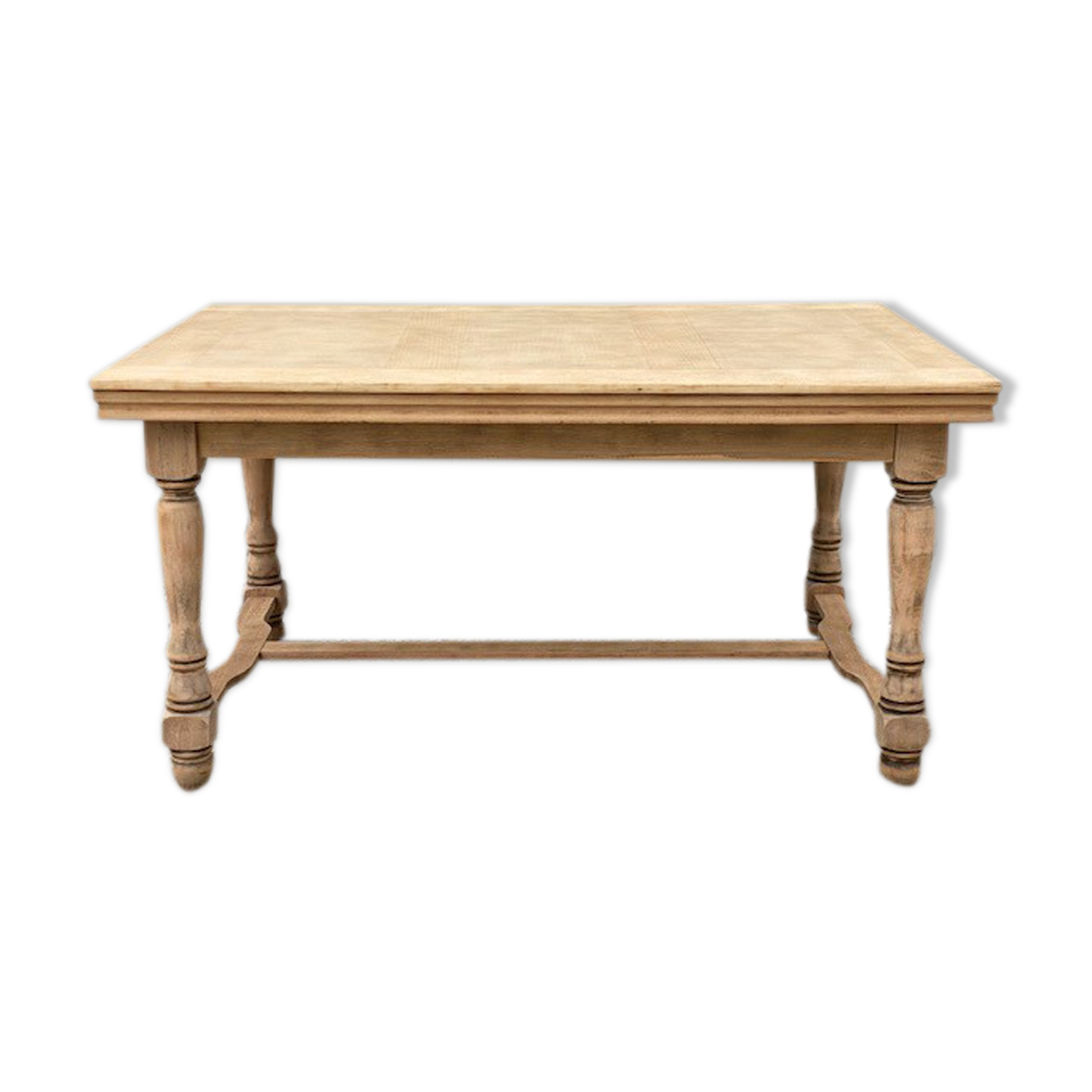 Sanded farmhouse table extension up to 2.54m