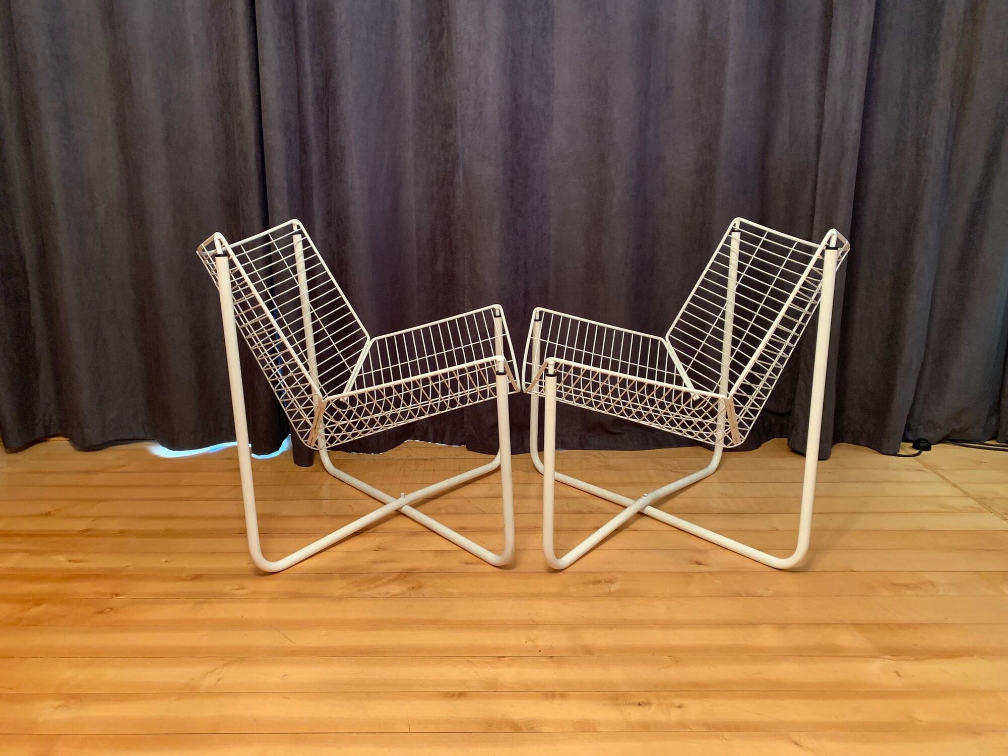 Pair of Järpen armchairs by Niels Gammelgaard, Ikea, 1980s