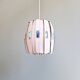 Scandinavian pendant light in metal and prismatic glass, Werner Schou, 1960-70
