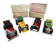 Set of 4 vintage wooden cars