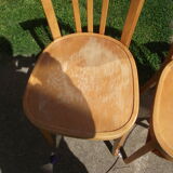 3 Bauman bistro chairs