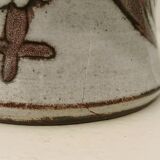 Zoomorphic ceramic owl pitcher signed owl