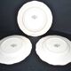 Sarreguemines set of 3 flat plates Obernai village Alsace by Loux
