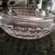 Baccarat art deco cut crystal powder box