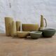 Mid-century Scandinavian set of 8 vases and bowls Rörstrand Ritzi Gunnar Nylund