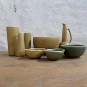 Mid-century Scandinavian set of 8 vases and bowls Rörstrand Ritzi Gunnar Nylund