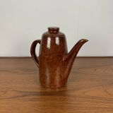 Ceramic teapot and coffee pot, leopard print, 1960-70