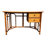 Rattan desk