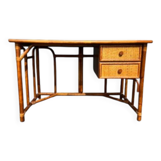 Bureau en rotin