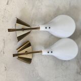 Brass sconces