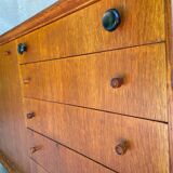 Scandinavian sideboard with 5 vintage drawers