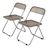 Set of 2 Plia folding chairs for Anonima Castelli by Giancarlo Piretti