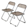 Set of 2 Plia folding chairs for Anonima Castelli by Giancarlo Piretti