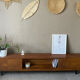 Vintage wooden row from the 50s-60s