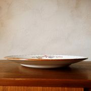 Plat rond terre de fer Minton par Sarreguemines