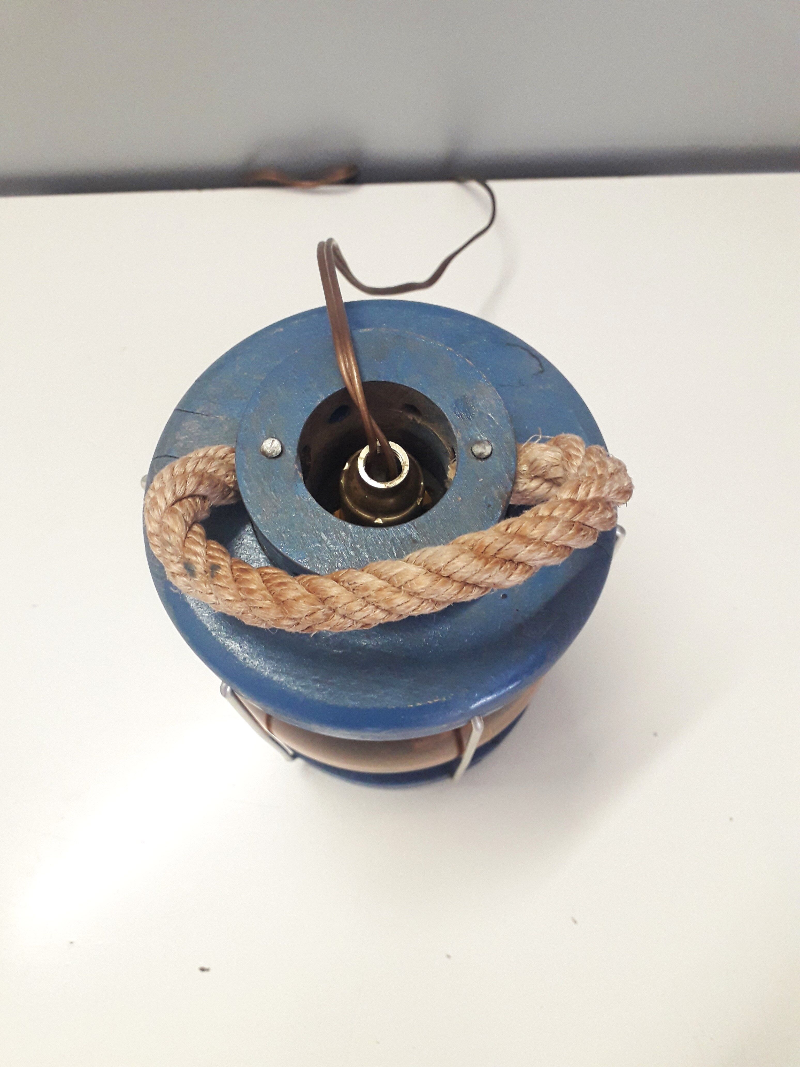 Old marine lamp fishing float boat 1960-70