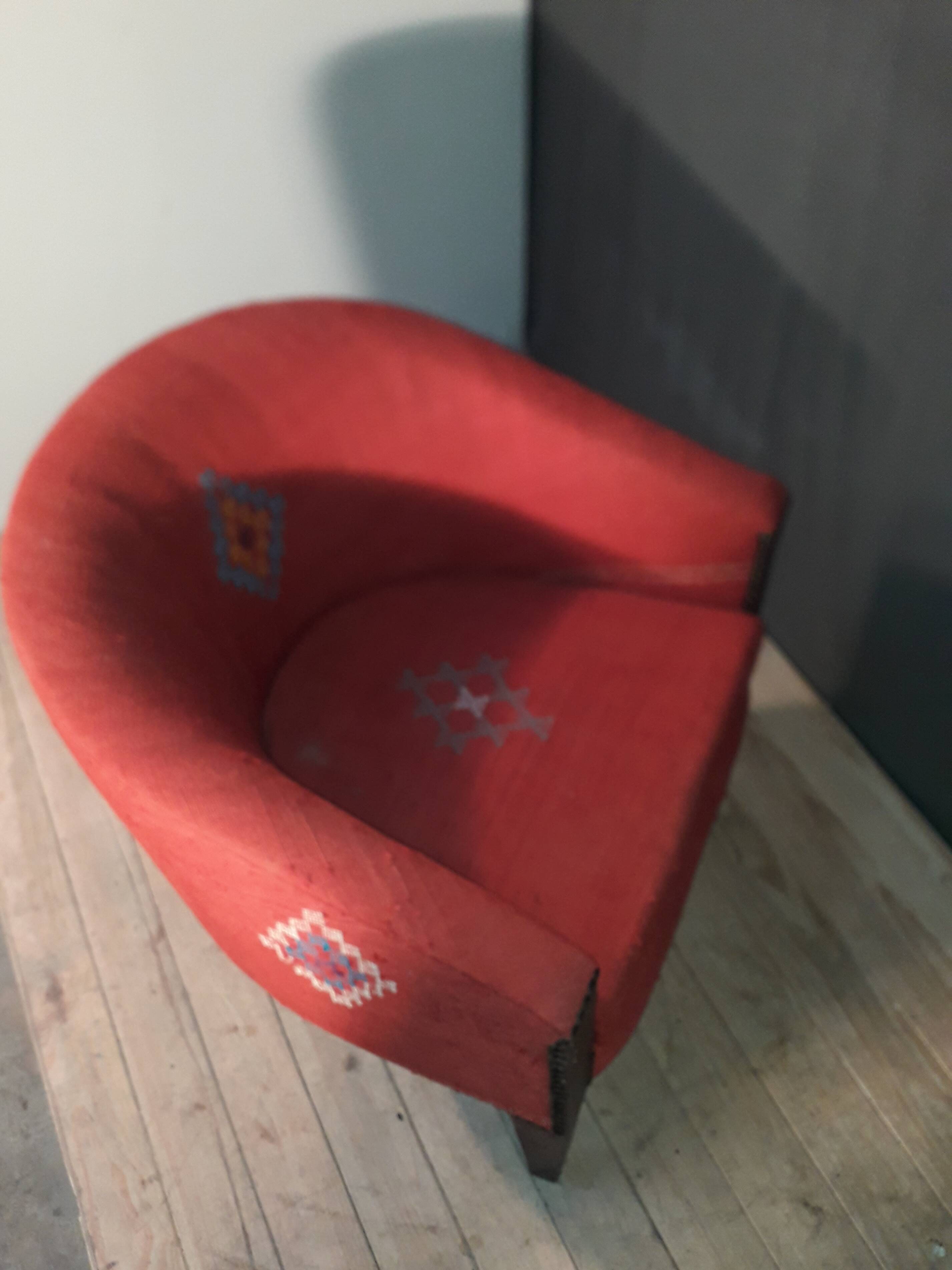 South American club chair