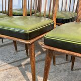 Chaises de salle à manger, Charles Ramos 1950s