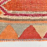 Contemporary Vintage Runner Rug, Wabi Sabi Hallway Runner Rug, 94x329 Cm