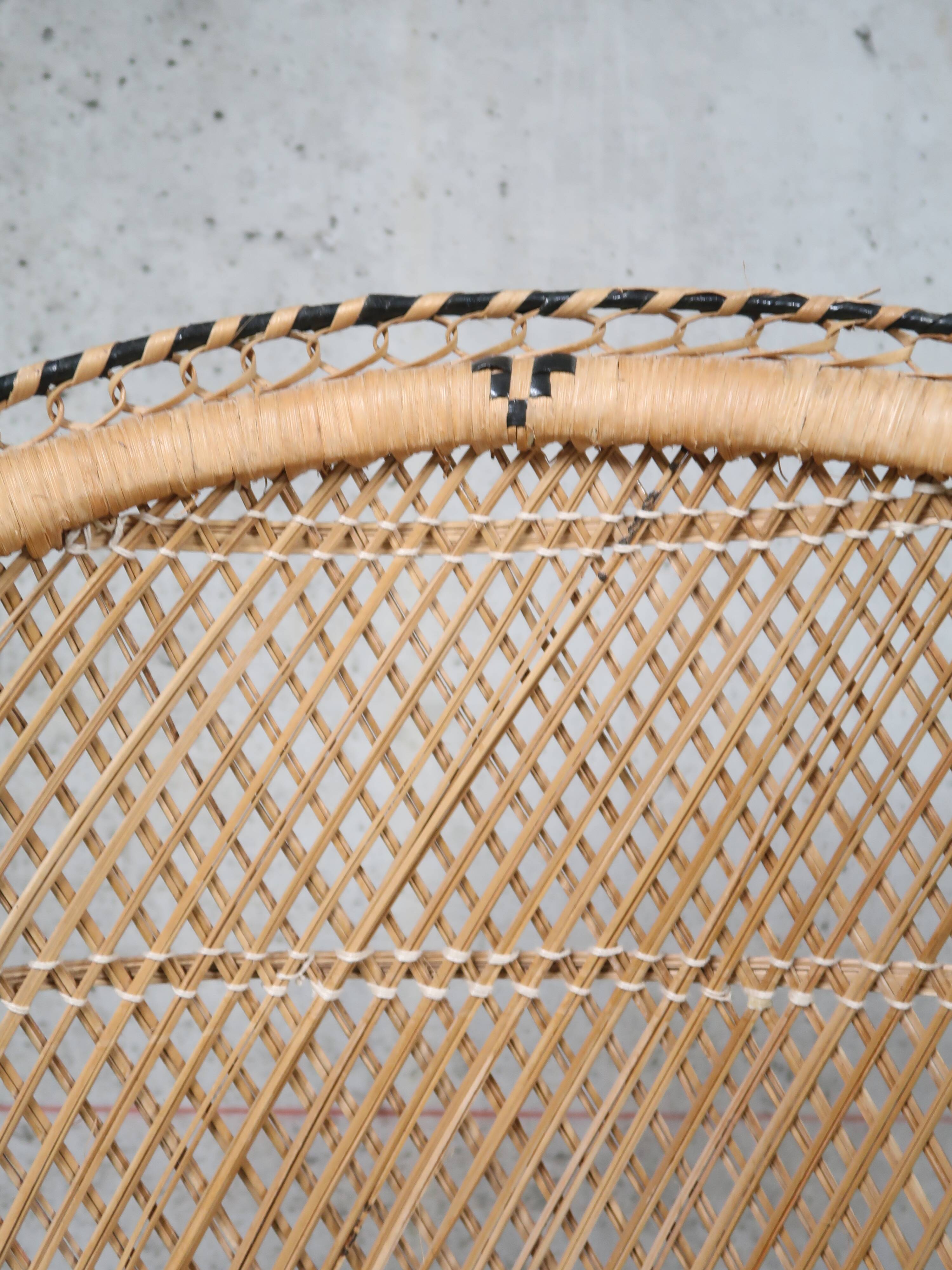 Emmanuel rattan armchair 60