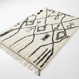 Modern colorful Moroccan rug