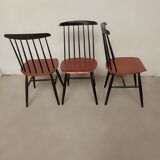 Lot 3 chaises