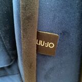 Blue velvet sofa Liu Jo - pebble model
