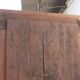 Indian door in old teak piece and patina of origin