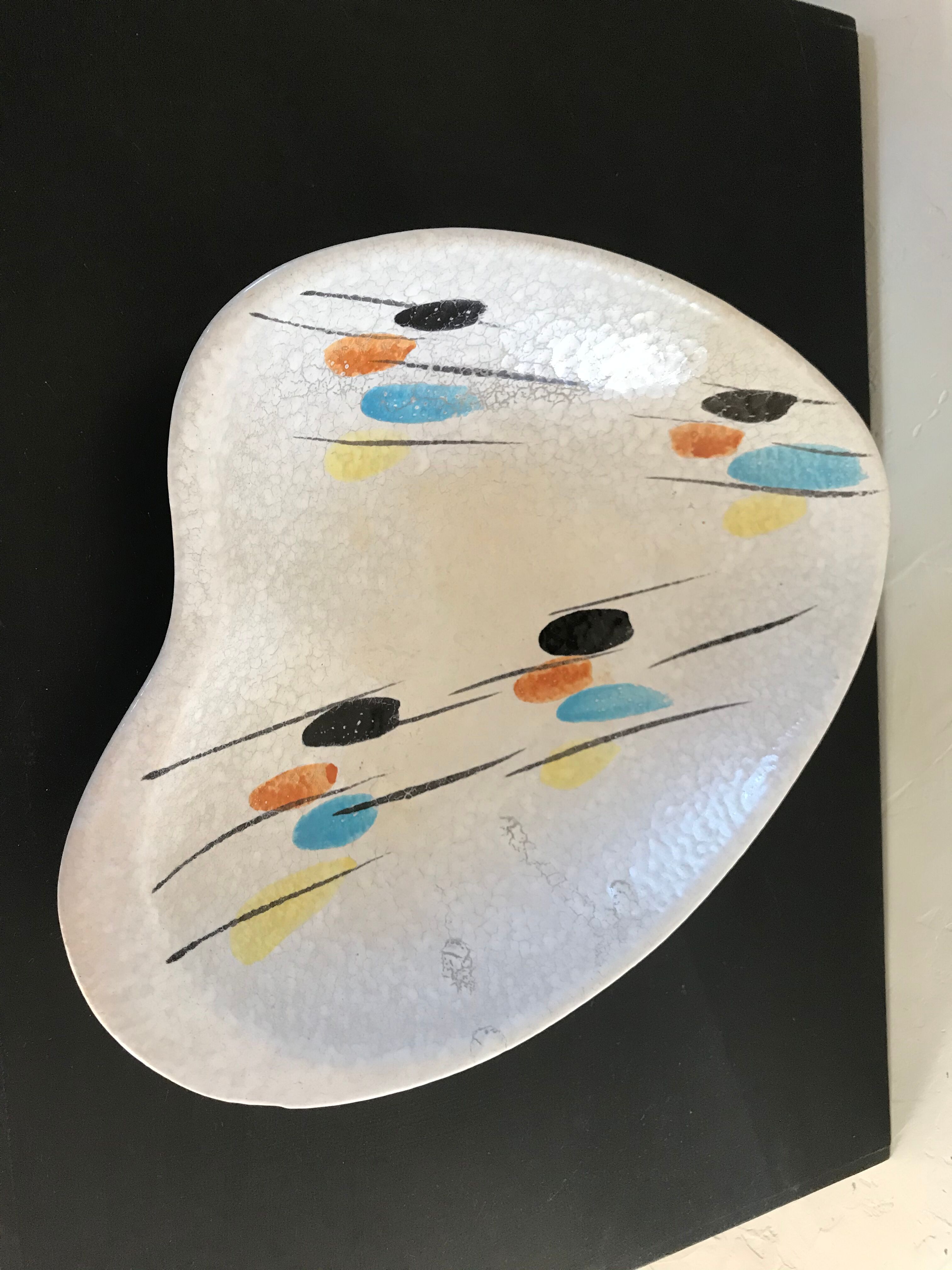 Ceramics west Germany dish circa 1950