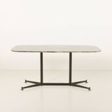 Large Italian mid century marble table or a desk , 1960s
