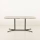 Grande table ou bureau en marbre italien du milieu du siècle, années 1960