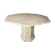 White marble table