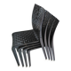 Kartell ami ami black chairs