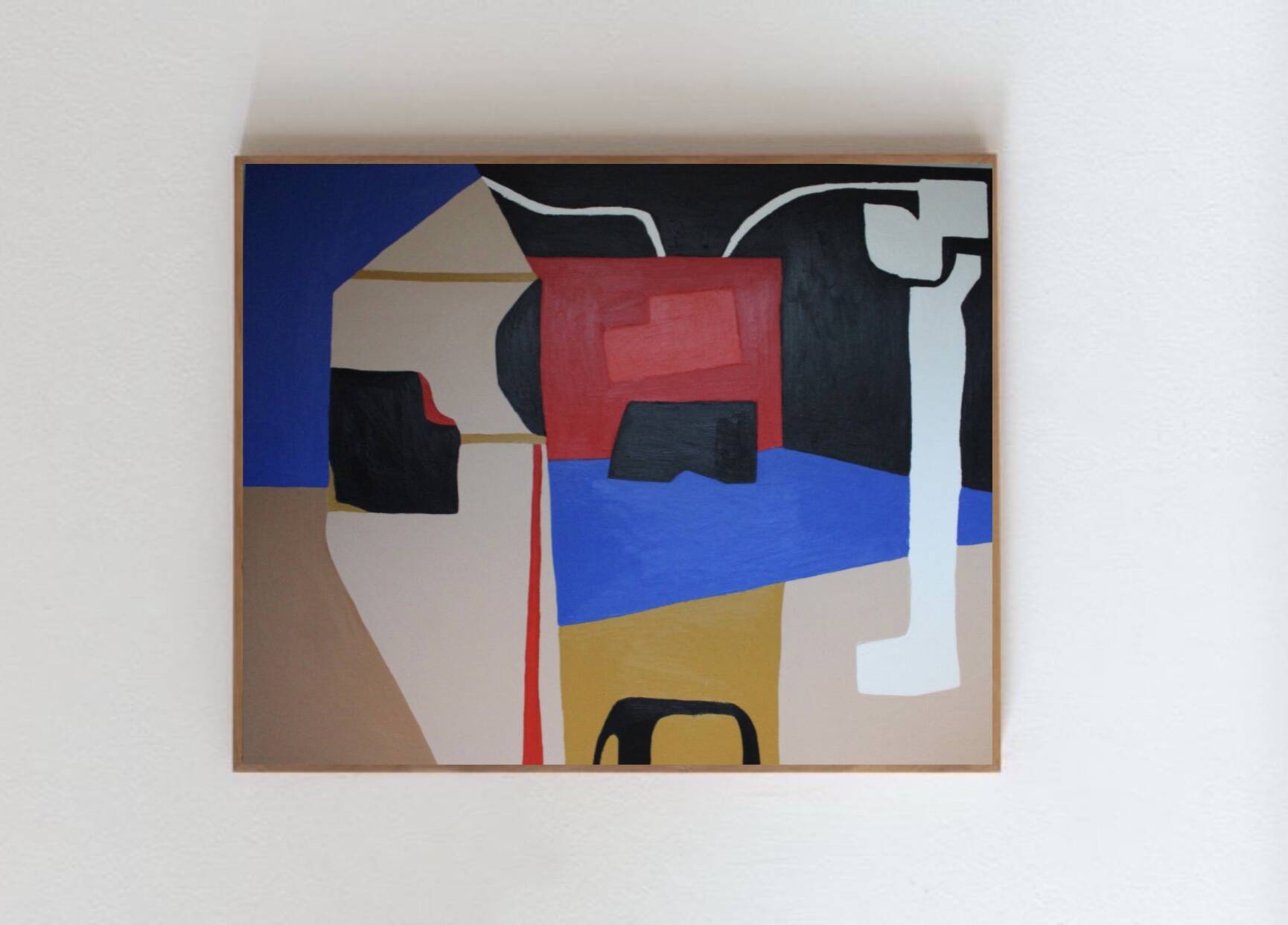 Original abstract "heart maze" blue version